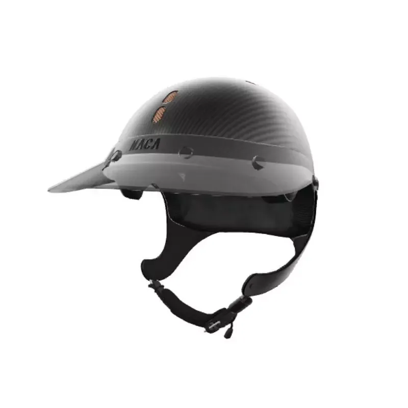 Pack casque quitation Gravity XP Carbone Glow Naca avec mousse et visire XL X-Ray Pas Cher
