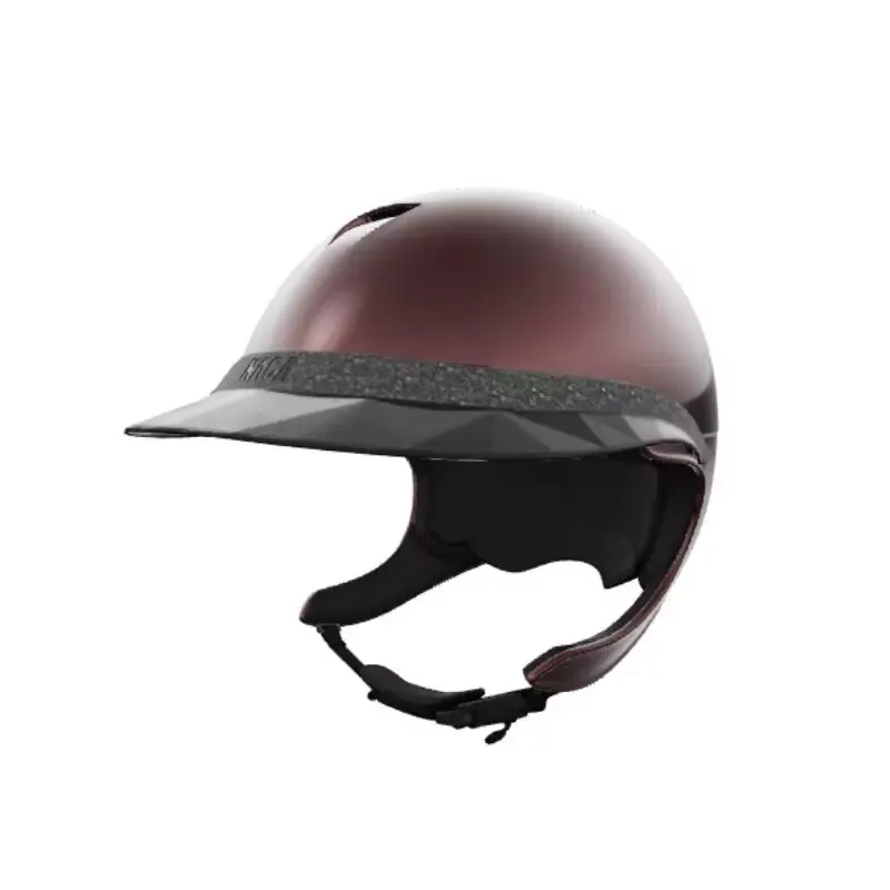 Pack casque quitation Comte XP Glow prune Naca avec mousse et visire Large Glow Up Paiement Scuris