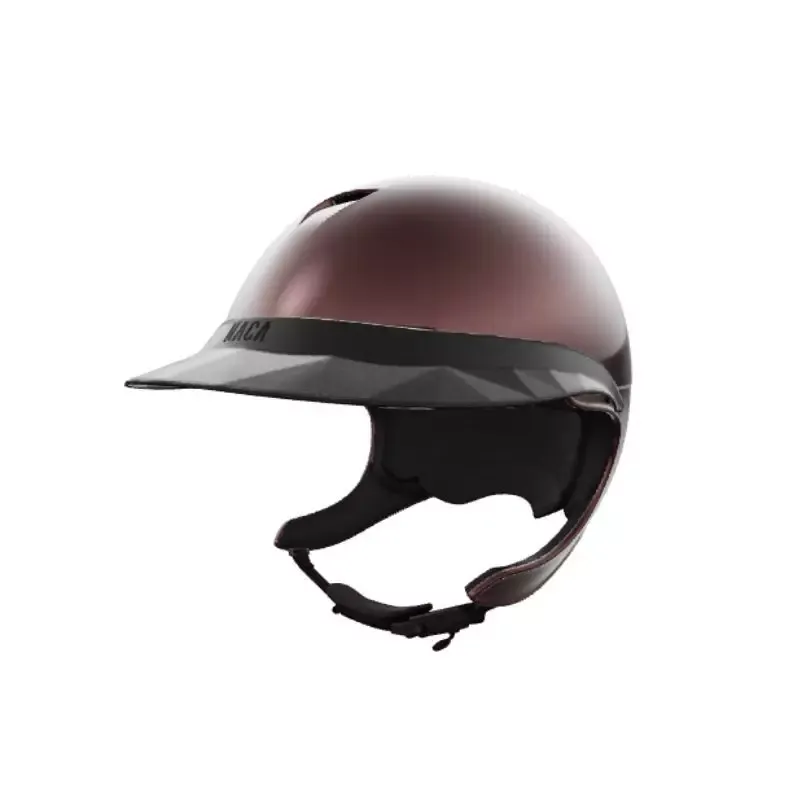 Pack casque quitation Comte XP Glow prune Naca avec mousse et visire Large Livraison Express