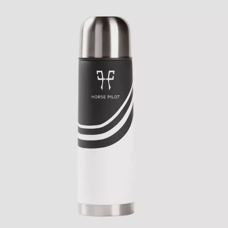 Thermos isotherme Camper quitation Horse Pilot - Unique - Noir Quantit Limite