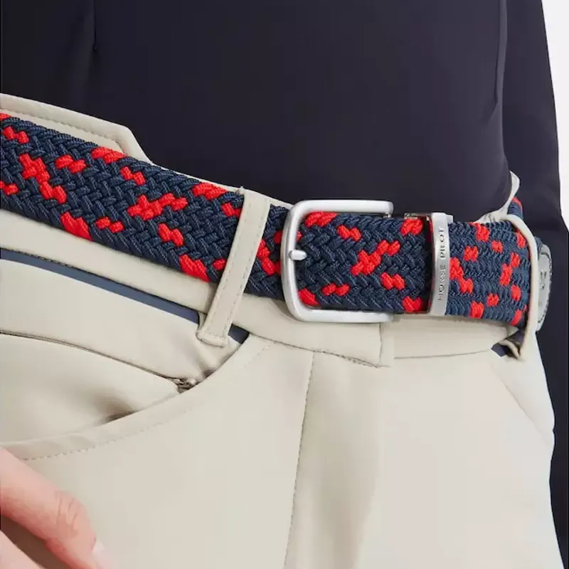 Achat Immdiat Ceinture quitation Exchange Belt US Horse Pilot – Unique – Marine/rouge