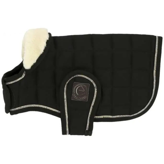 Manteau pour chien Je t'aime Equithme - noir - 200g - 40 cm Produit De Marque
