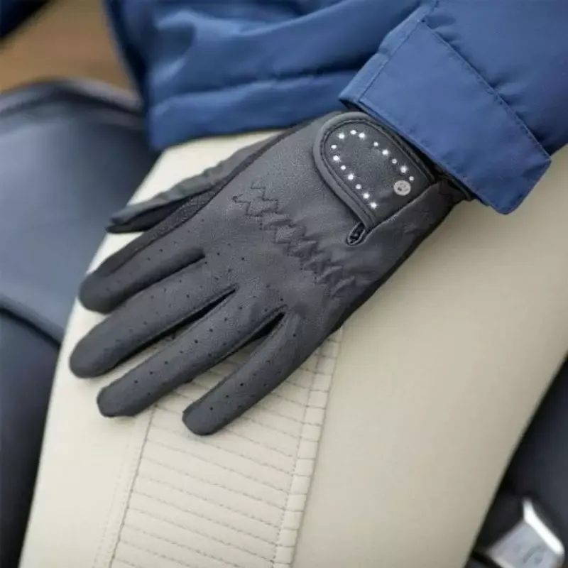 Gants quitation cuir hiver Allrounder ELT – Noir Top Vente