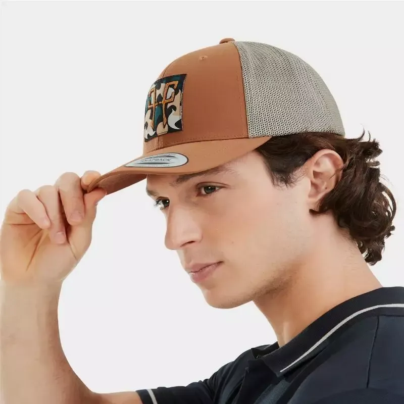 Bon March Casquette quitation Trucker Cap 24 Horse Pilot - S - Rouge vin