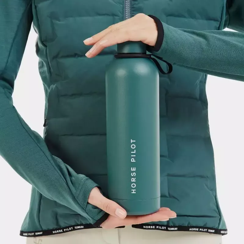 Vente Directe Bouteille isotherme Bottle Horse Pilot - Unique - Vert lichen