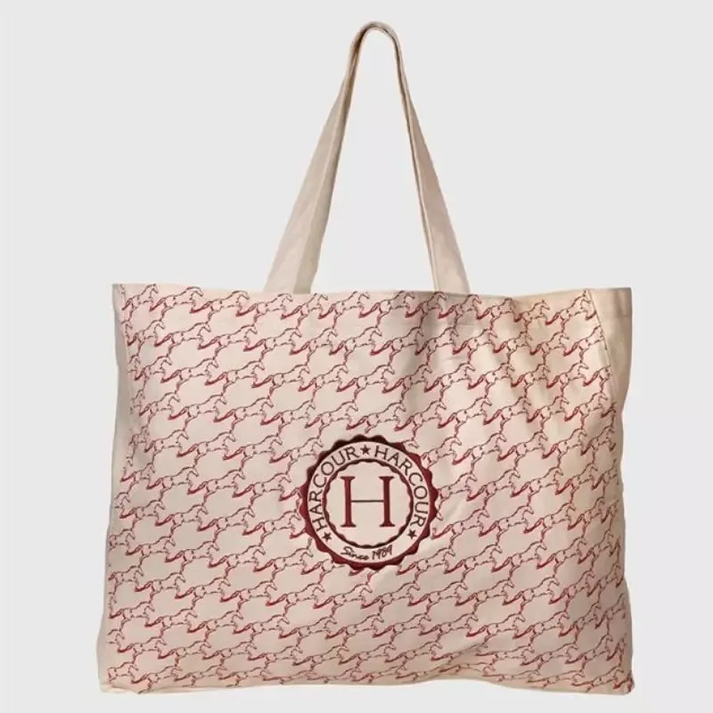 Sac quitation Totebag Bertille Harcour - Unique Marine/jaune or Haute Qualit