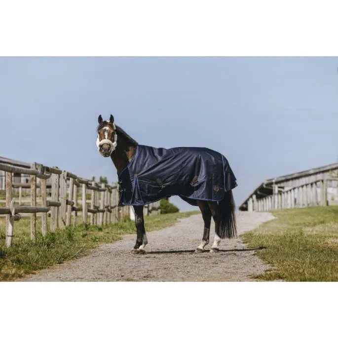 Couverture Classic High Neck 1200D 0g - Equithme - marine - 0g - 6'0 - 135 /183 cm Retour Gratuit