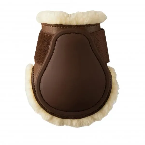 Kentucky Sheepskin Young caballo Fetlock Boots - Full / Brown Dernire Chance