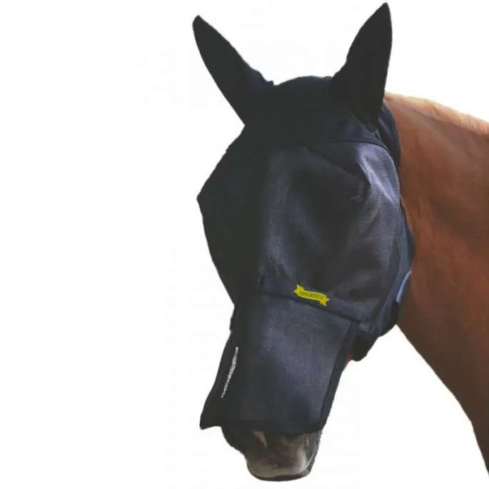 Masque anti-insectes Absorbine Ultrashield avec oreilles et protge nez - noir - cheval (full ) Meilleur Prix
