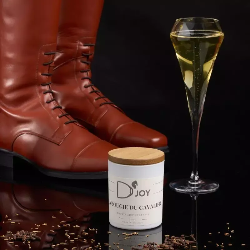 Vente Flash Bougie cheval quitation La bougie du cavalier classique D'JOY
