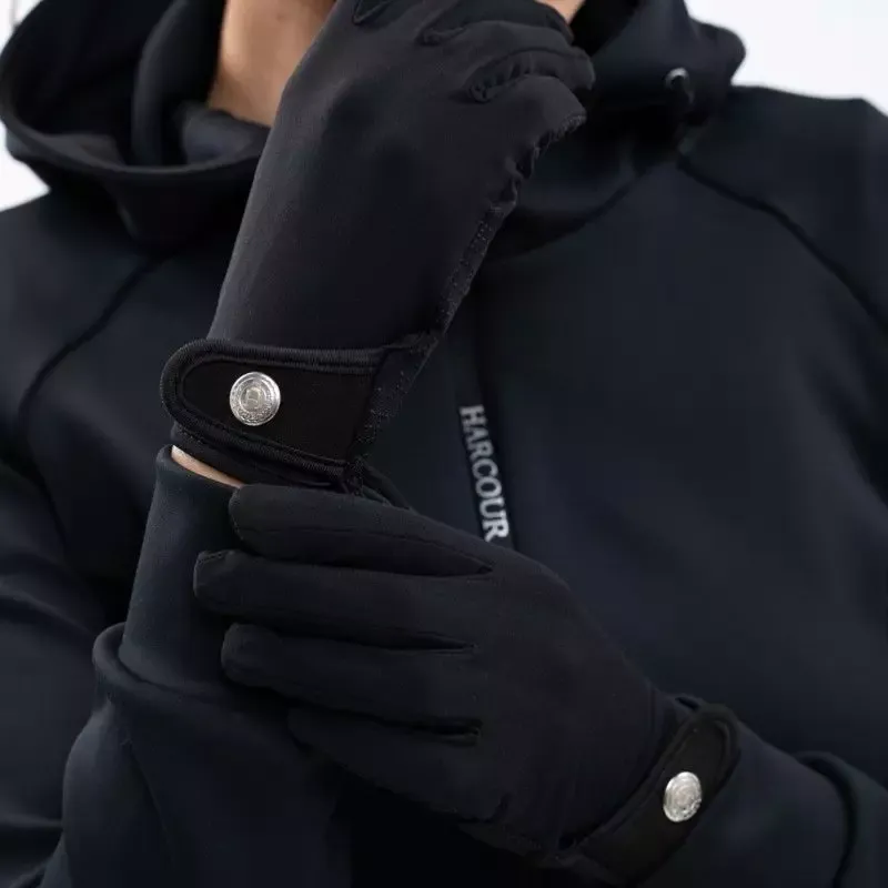 Livraison Gratuite Gants quitation Andy hiver Harcour - XS/S - Noir