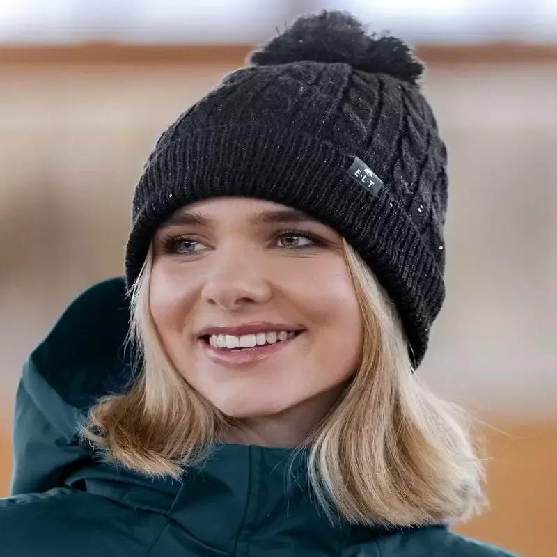 Bonnet quitation Rafaela Elt – Taille unique – Noir Meilleure Vente