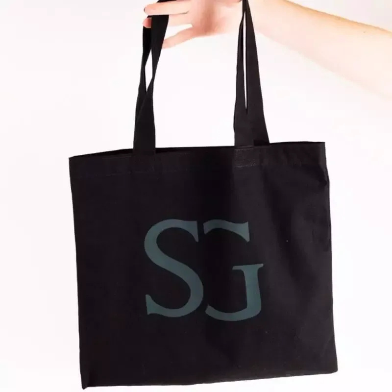 Sac Totebag quitation Kanjer SG by Harcour – Noir Bon March