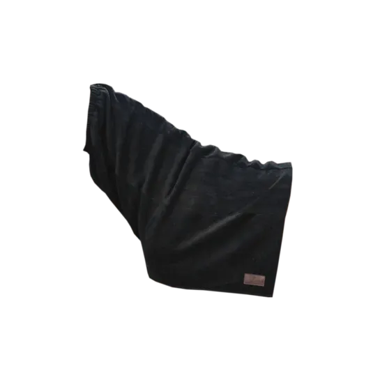 Livraison Gratuite Manta para caballo Kentucky Heavy Fleece caballo Scarf - Black / Cob