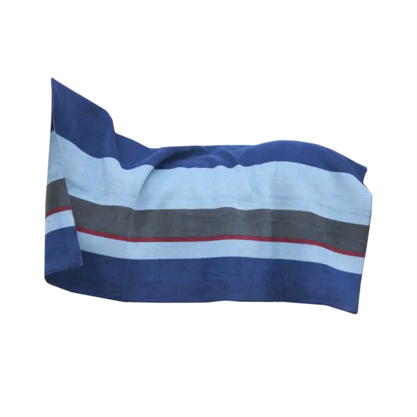 Acheter Direct Manta para caballo Kentucky Heavy Fleece manta Square Stripes - Black / 140 x 120