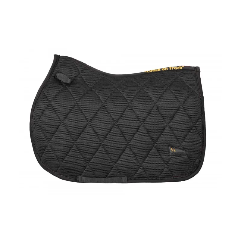 BACK ON TRACK – Tapis de selle Airflow – Cheval – Noir Expdi Aujourdhui
