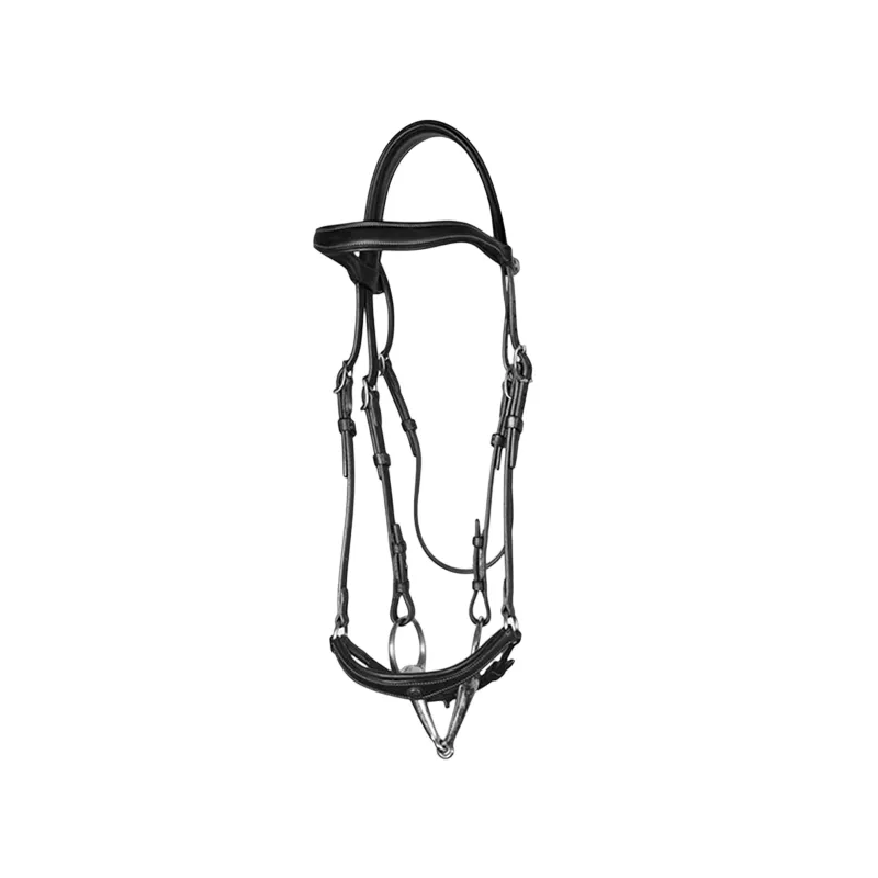 Bon March ANTARS - Bridon anatomique muserolle allemande Origin - Cob - Noir