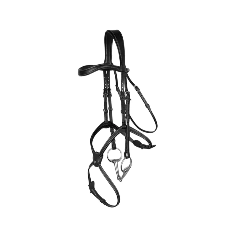 ANTARS – Bridon anatomique muserolle croise Origin – Cob – Noir Vente Flash