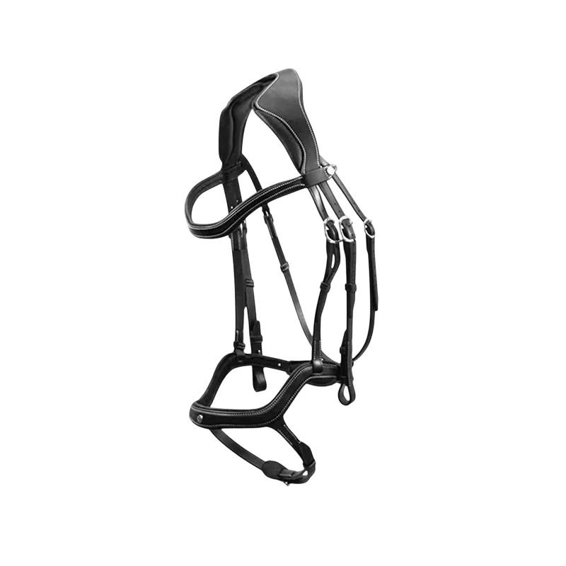Offre Exclusive ANTARS - Bridon anatomique muserolle Y Prcision - Cob - Noir