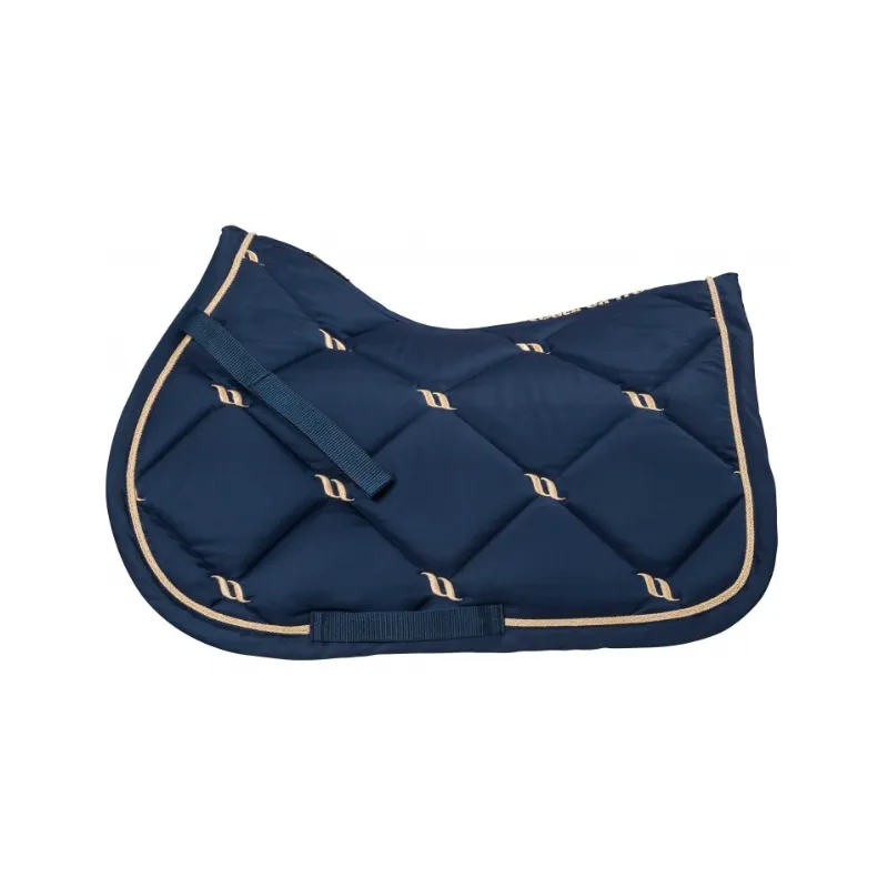 Vente Directe BACK ON TRACK - Tapis de selle Night Collection - Cheval - Marine