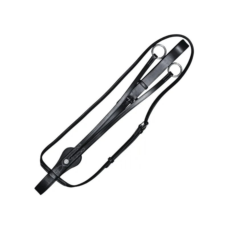 CANTER - Martingale Tulipe - Poney - Noir Livraison Express