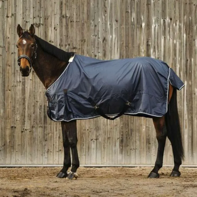 Satisfait Ou Rembours Chemise de Pluie 420 D - Equithme - marine - 5'9 - 125 /175 cm