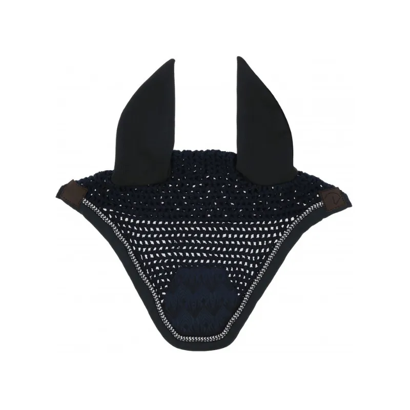 Dernire Chance QUITHME - Bonnet pour chevaux Brocart - Cheval - Marine