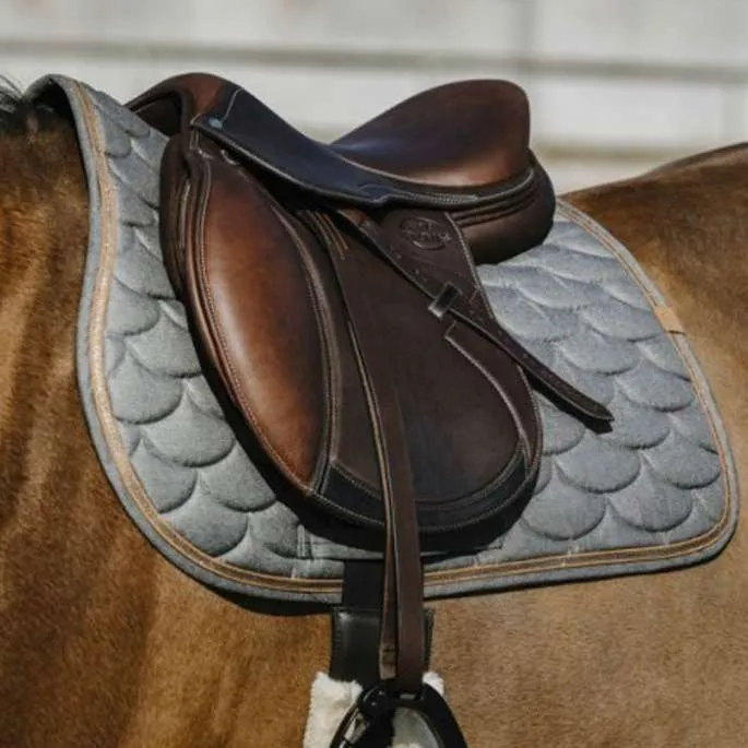 Tapis de selle Khadi Mixte - Equithme - gris fonc - cheval (full ) Must-Have
