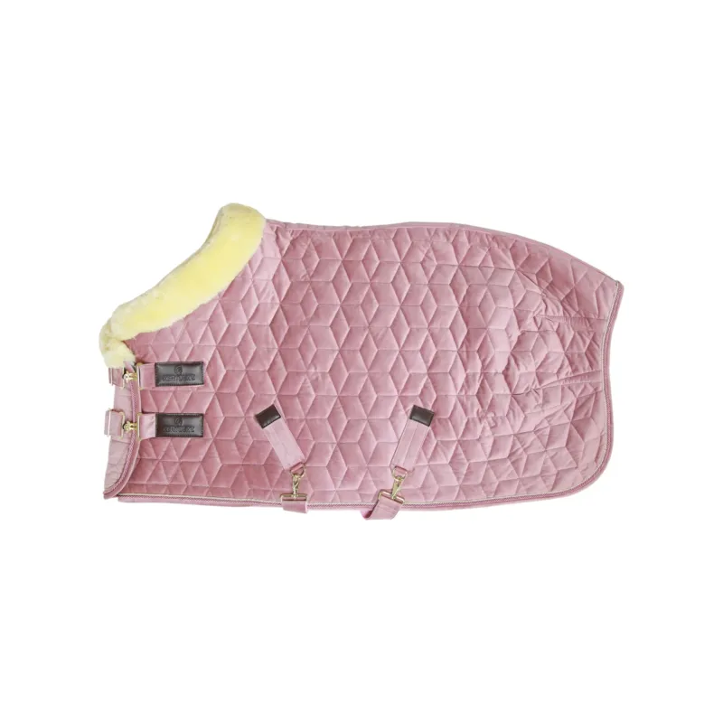 Manta para caballo Kentucky Show manta Velvet Old Rose Limited Edition - EU125cm/5'9 Produit De Marque