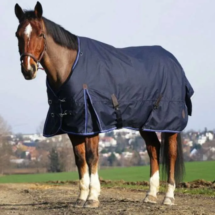Vente Flash Couverture Classic 1200D 200g - Equithme - marine - 200g - 6'3 - 145 /190 cm