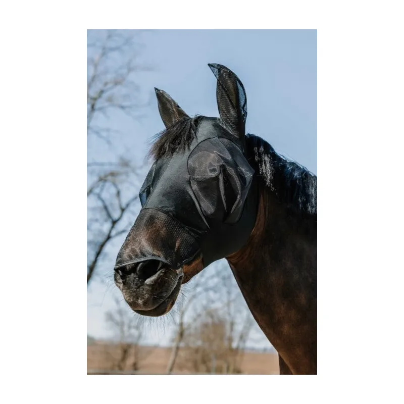 Prix Cass QUITHME - Masque anti-mouches Lycra avec nez - S - Noir