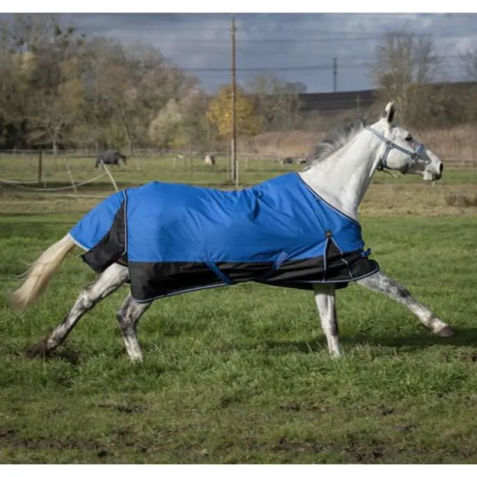 Nouveaut Couverture Tyrex Aisance 1200D 150g - Equithme - bleu roy - 150g - poney 4'9 - 105 /145 cm