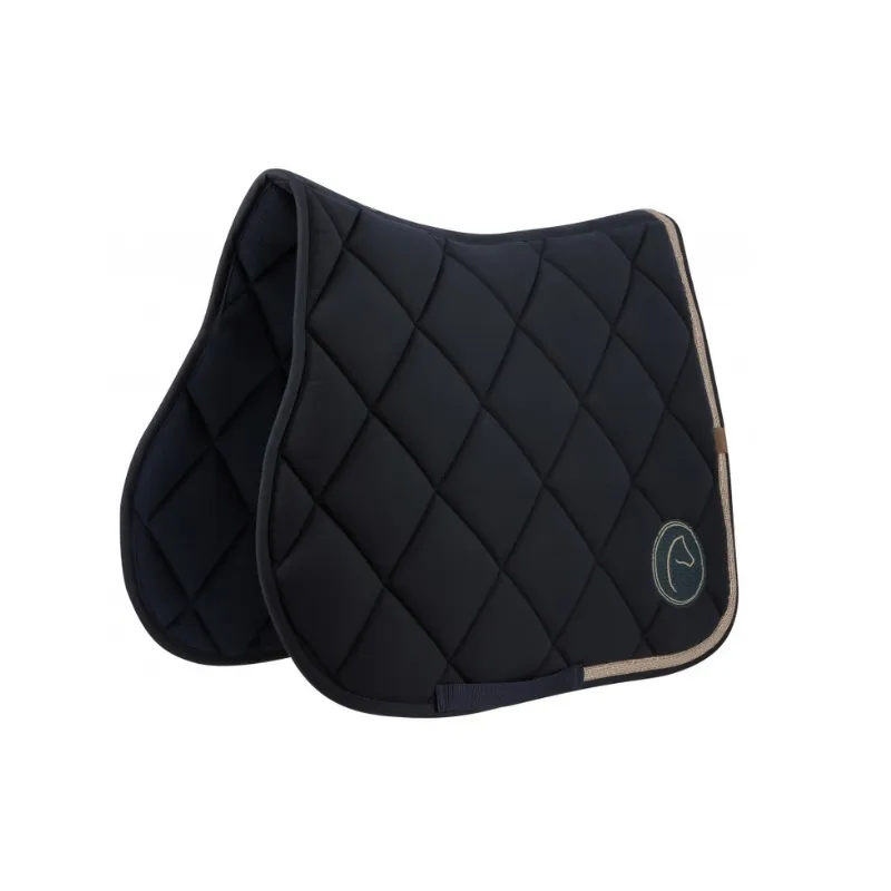 QUITHME - Tapis de selle Badge 2.0 - Cheval - Marine Usine Directe