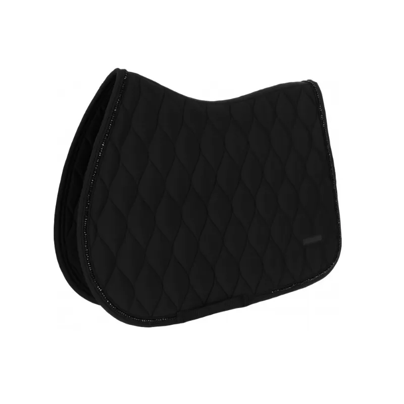 QUITHME - Tapis de selle Pearl - Poney - Noir Prix Rduit