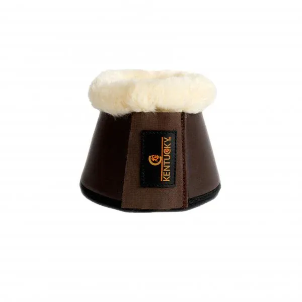 Kentucky Sheepskin Leather Overreach Boots - Brown/Brown / M Nouveaut