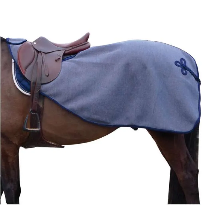 Couvre-reins polaire Brandebourg - Canter - bleu - L Livraison Gratuite