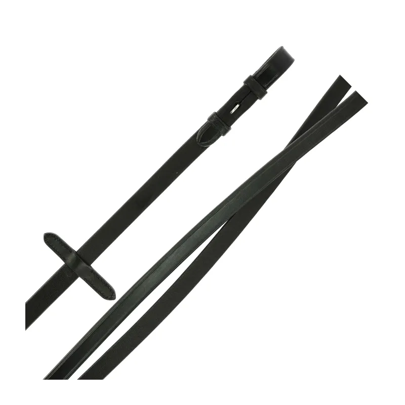 Acheter Direct ERIC THOMAS – Rnes de filet lite – Cheval – Largeur 16 mm – Noir