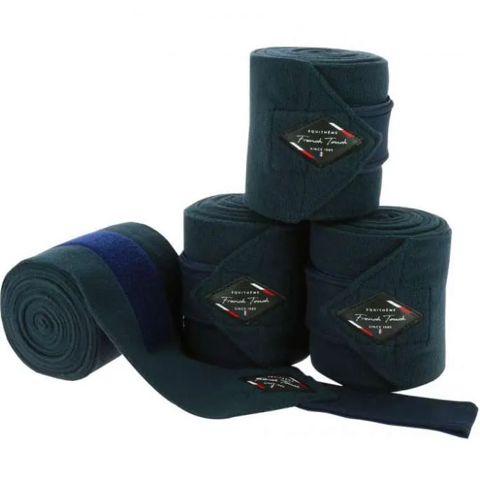 Bandes de polo French Touch - Equithme - gris - poney (pony ) Satisfait Ou Rembours