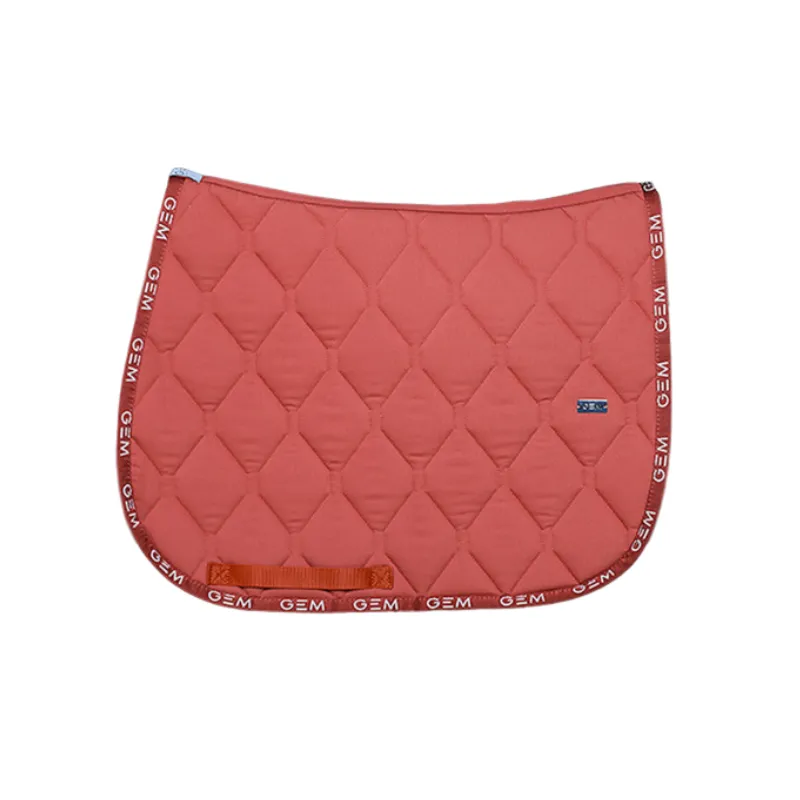 Authentique GEM – Tapis de selle Love – Cheval – Rouille