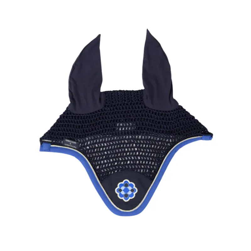 Prix Choc HARCOUR - Bonnet pour chevaux Charly - Collection Versailles - Poney - Marine