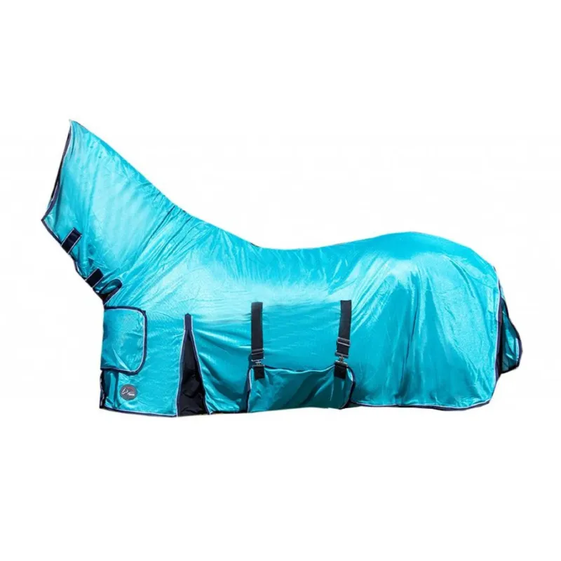 Authentique Manta para caballo HKM Style Fly manta with Neck Part Lissabon Style - EU125/UK5'6/US 66