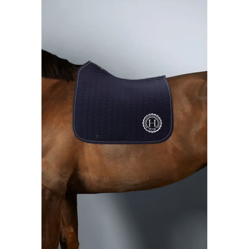 Offre Du Jour HARCOUR - Tapis de dressage Alaska - Cheval - Marine