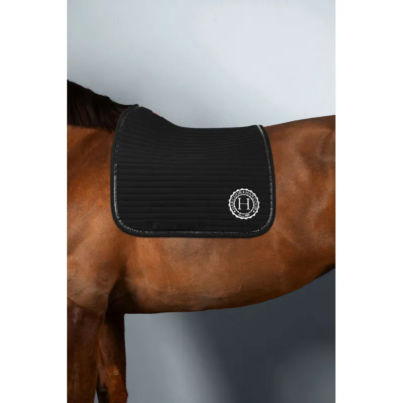 HARCOUR - Tapis de dressage Karembar - Cheval - Noir Offre Du Jour