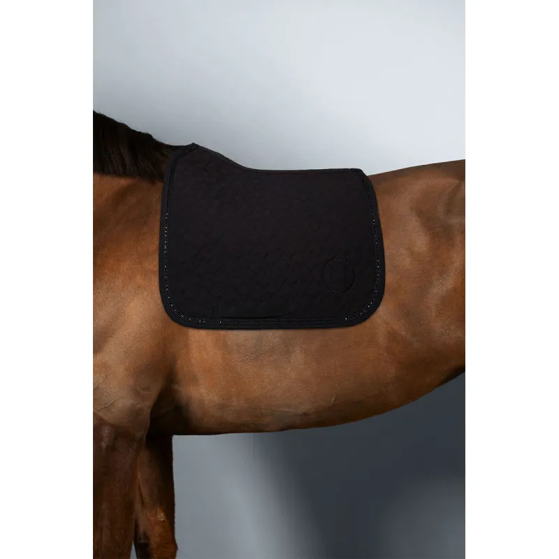 HARCOUR - Tapis de dressage Saphir - Cheval - Noir Certifi