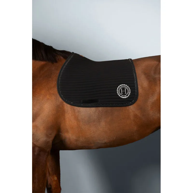 Pas Cher HARCOUR - Tapis de selle Karembar - Cheval - Noir