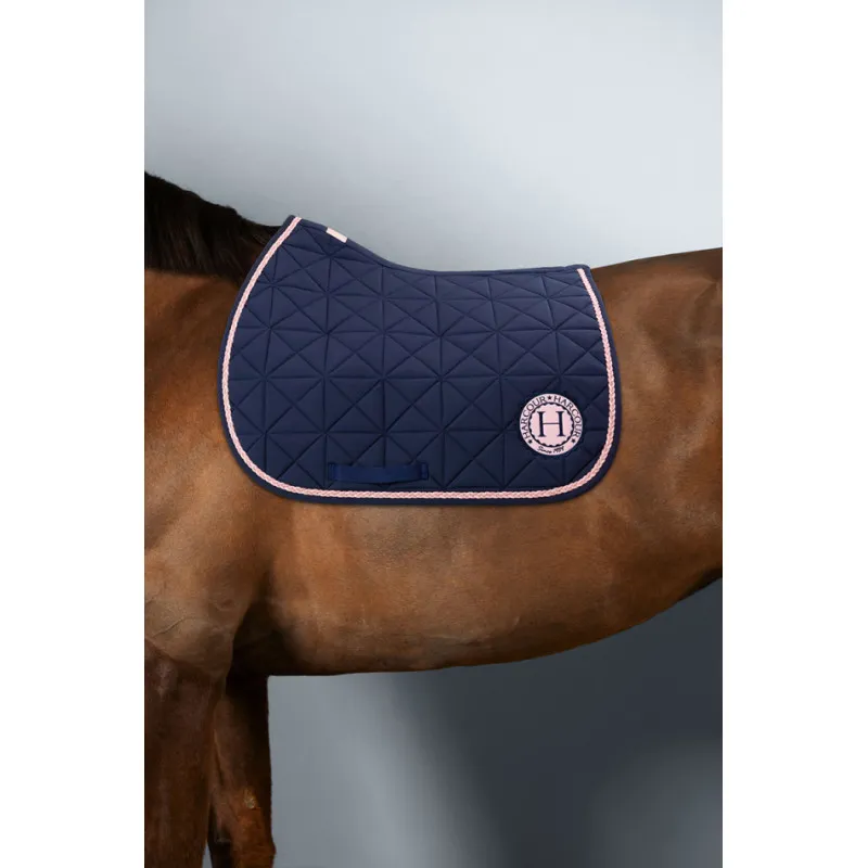 HARCOUR - Tapis de selle Suze - Cheval - Marine Top Vente