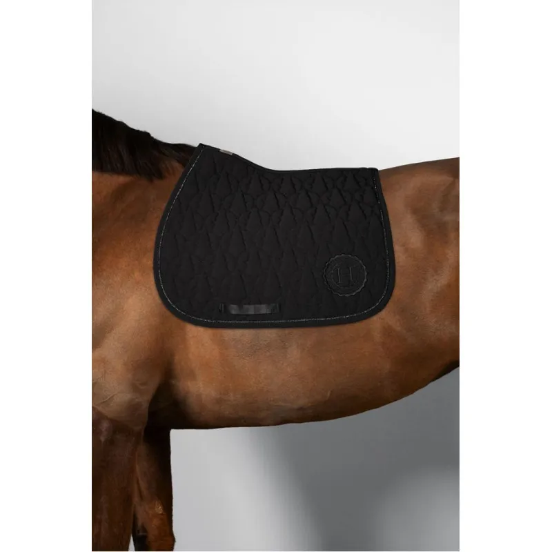 HARCOUR - Tapis de selle Vaillant - Cheval - Noir Acheter En Ligne