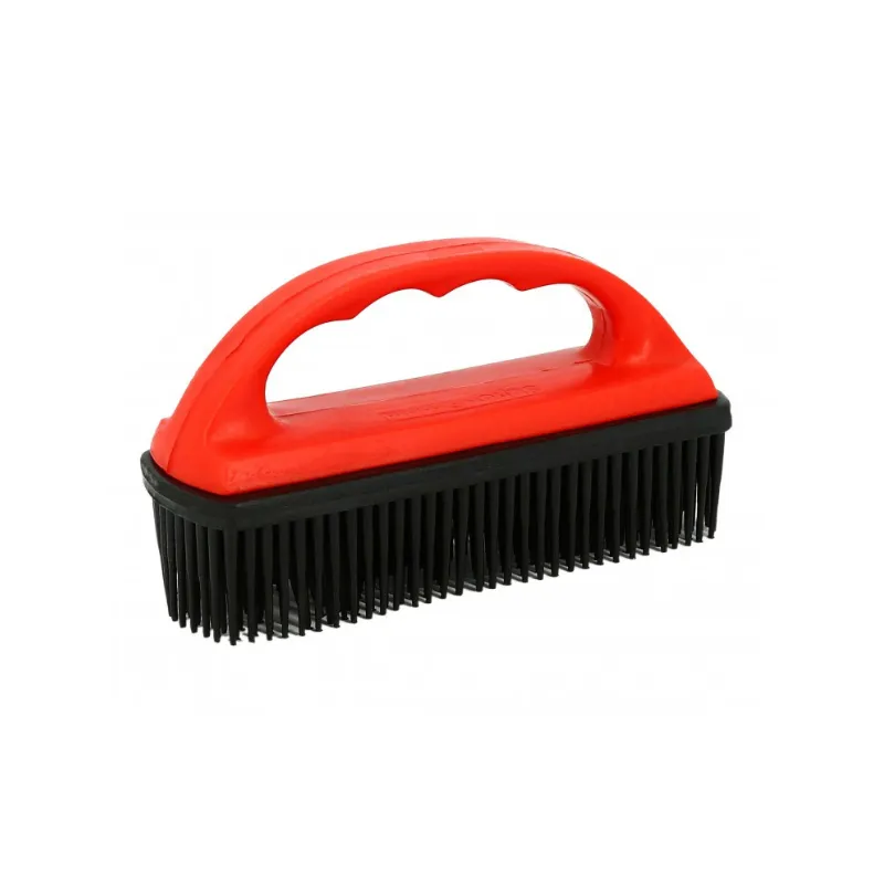 Nouvelle Collection HIPPOTONIC - Brosse caoutchouc pour tapis - Rouge