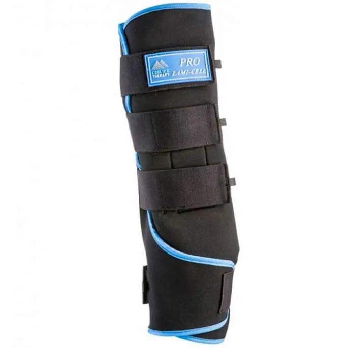 Gutres de repos Ice Boots - Lami-Cell - noir/bleu - la paire - cheval de trait Nouveaut