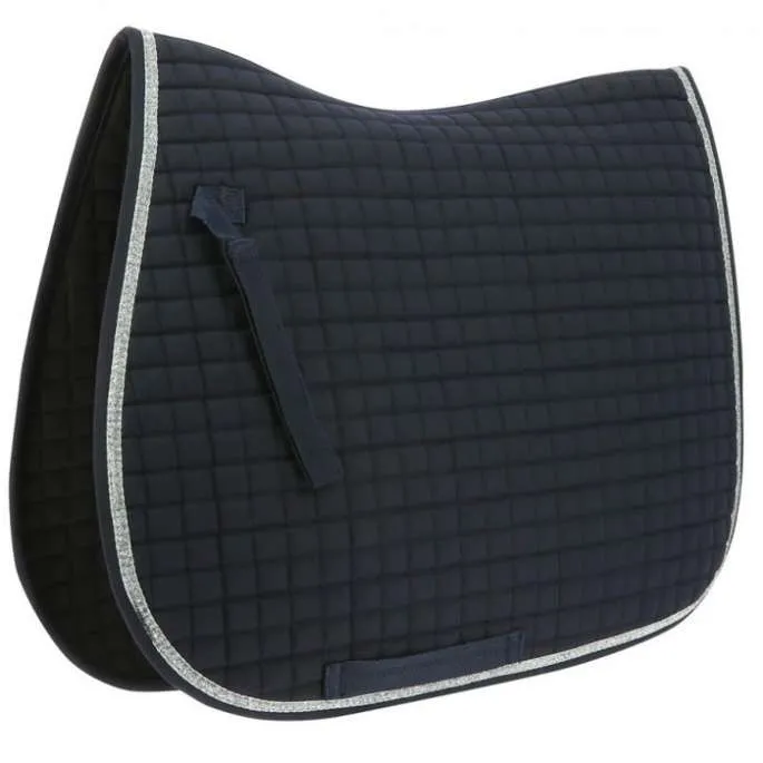 Meilleur Prix Tapis de selle Girly Mixte Poney et Cheval - Riding World - marine - poney (pony )
